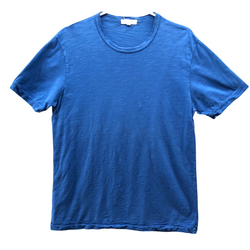 Alex Mill Slub Cotton T-Shirt Mens M Blue Short Sleeve Crewneck
